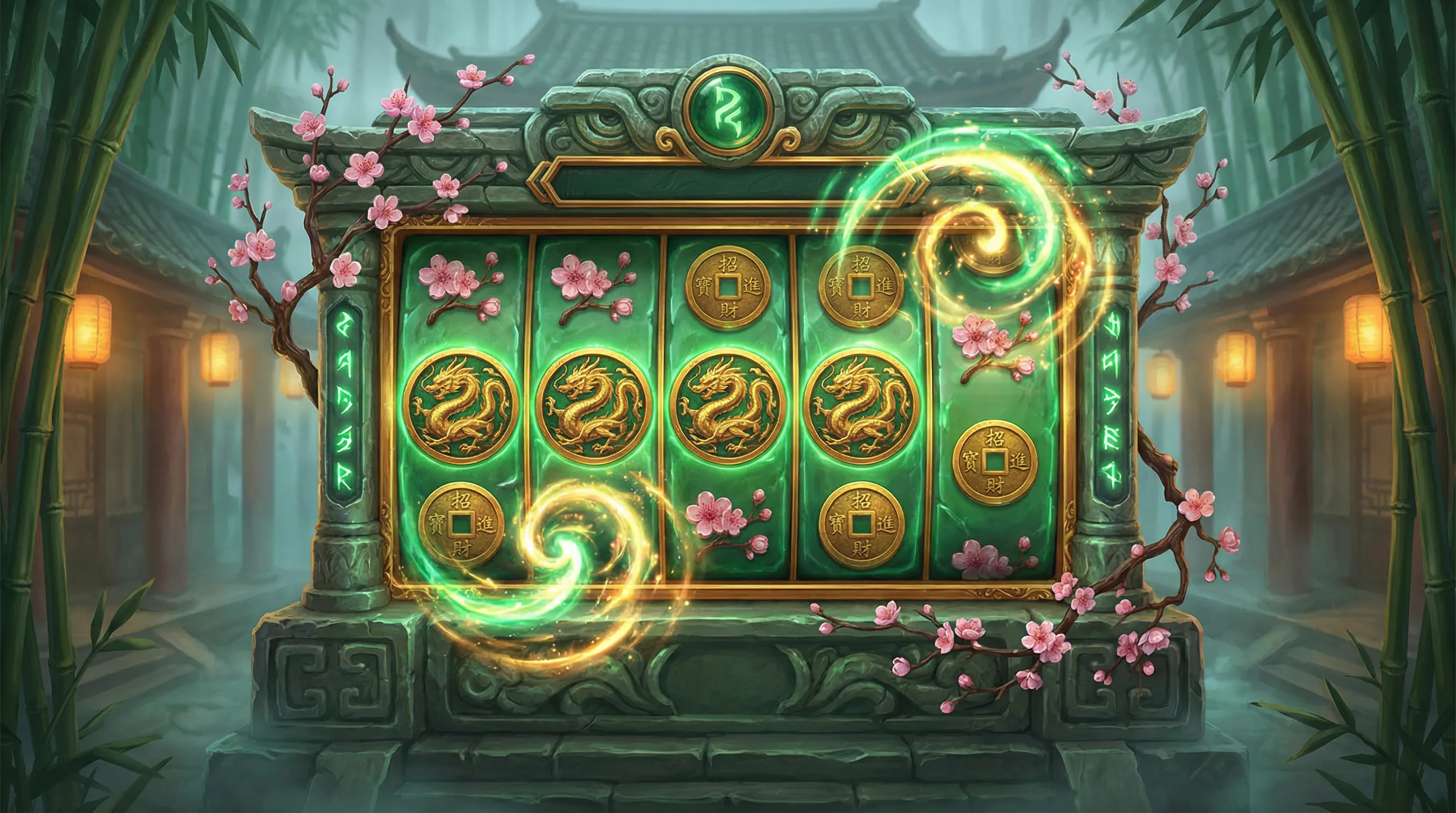 Caça-níqueis online com tema oriental no hh55bet